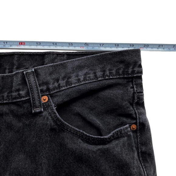 Levi's 550 Jeans Mens 40 x 32 Relaxed Fit Tapered Leg Black Denim Red Tab EUC - Picture 2 of 8